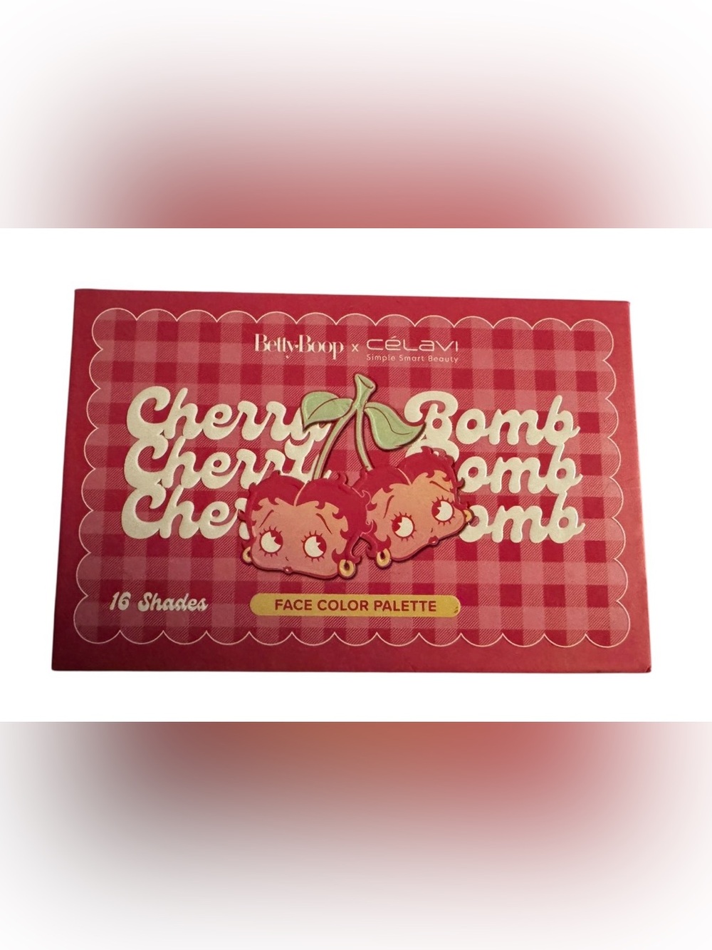 New Betty Boop Celavi limited series face makeup palette eyeshadow matte shimmer